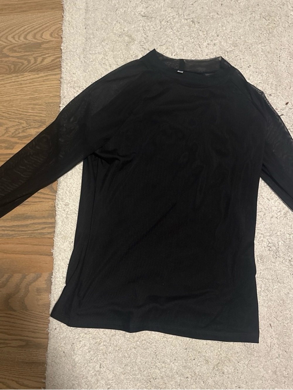 Women’s Long Mesh Sleeve Going Out Top